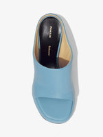 Aerial image of Forma Platform Sandals in Light/Pastel Blue
