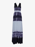 Still Life image of Viscose Knit Tie Dye Dress in BLUE MULTI