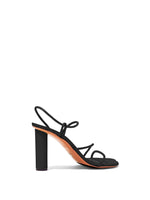 3/4 Back image of Sculpt Sandals in BLACK