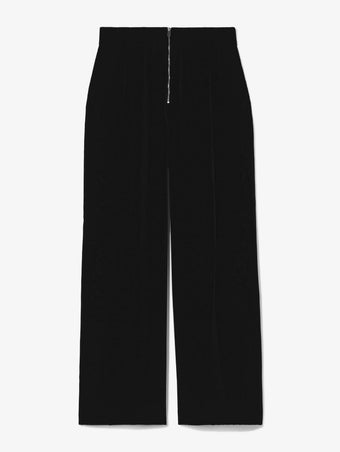 Still Life image of Silk Viscose Velvet Trouser in BLACK