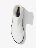 Aerial image of Grip Stretch Ankle Boots in White