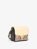 Side image of Printed Snake Dia Day Bag in NATURAL MULTI
