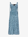Still Life image of Printed Crepe De Chine Tank Dress in BLUE MULTI