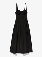 Still Life image of Poplin Bustier Dress in BLACK