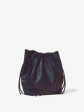 Side image of Drawstring Tote in DARK NAVY