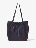 Back image of Drawstring Tote in DARK NAVY