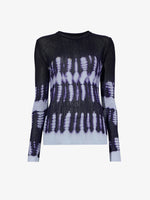 Still Life image of Viscose Knit Tie Dye Top in BLUE MULTI