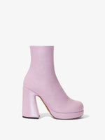 Front image of Forma Platform Boots in Light/Pastel Purple