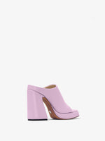 3/4 Back image of Forma Platform Sandals in Light/Pastel Purple