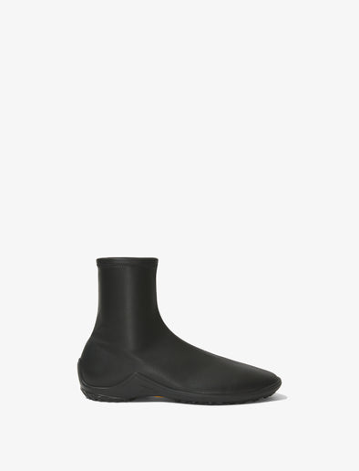 Side image of Grip Stretch Ankle Boots in BLACK