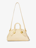 Front image of Bowler Bag in BIRCH with strap extended