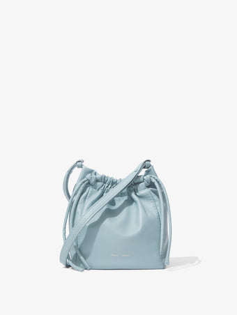 Back image of Drawstring Pouch in BLUE STONE
