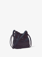Side image of Drawstring Pouch in DARK NAVY