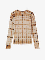Flat image of Tie Dye T-Shirt in brown multi
