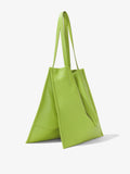 Front image of Twin Nappa Tote in MATCHA
