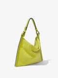 Side image of Minetta Suede Bag in MATCHA