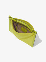 Aerial image of Minetta Suede Bag in MATCHA