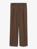 Flat image of Drapey Suiting Wide Leg Pant in coffee
