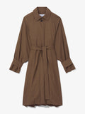 Flat image of Drapey Suiting Trench Coat in coffee