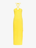 Flat image of Halter Knit Jersey Dress in sun