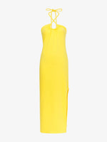 Flat image of Halter Knit Jersey Dress in sun