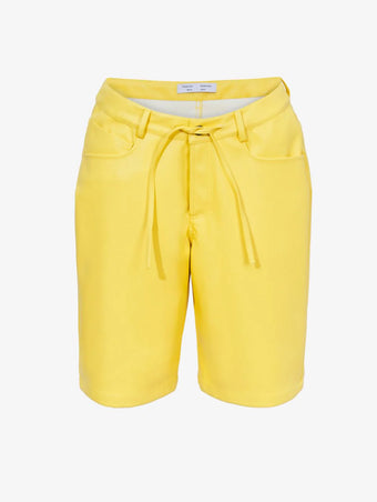 Still Life image of Faux Leather Shorts in SUN