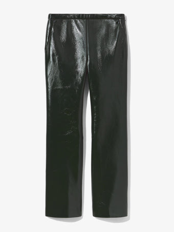 Flat image of Vinyl Cropped Pant in pine