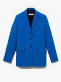 Flat image of Cotton Linen Blazer in cerulean