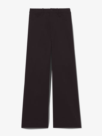 Still Life image of Cotton Twill Culottes in BLACK