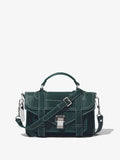 Front image of Topstitch PS1 Tiny Bag in DARK GREEN