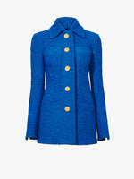 Flat image of  Boucle Tweed Jacket in turquoise
