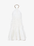 Flat image of Stretch Nylon Dress in white