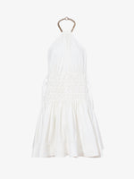 Flat image of Stretch Nylon Dress in white