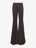 Flat image of Printed Dot Cady Pants in khaki multi