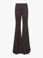Flat image of Printed Dot Cady Pants in khaki multi