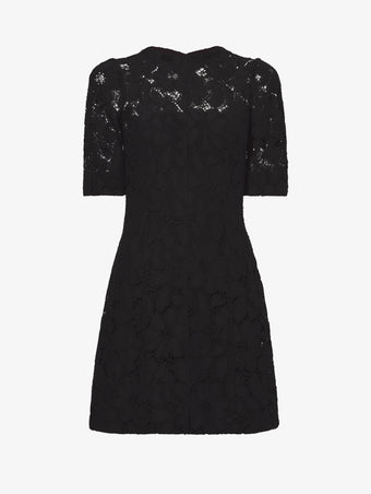 Flat image of Lace Dress in black