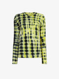 Flat image of Tie Dye T-Shirt in yellow multi