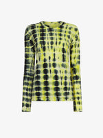 Flat image of Tie Dye T-Shirt in yellow multi
