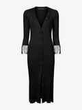 Flat image of Viscose Knit Dress in black