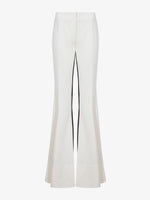 Flat image of Viscose Tuxedo Stripe Pants in off white multi