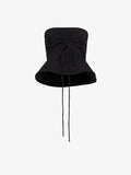 Flat image of Technical Nylon Strapless Top in black