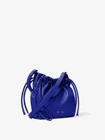 Side image of Drawstring Pouch in COBALT
