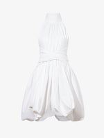 Flat image of Technical Nylon Dress in optic white
