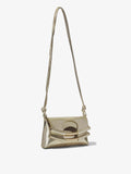 Side image of Metallic Small Bar Bag in LIGHT GOLD