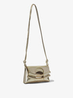 Side image of Metallic Small Bar Bag in LIGHT GOLD