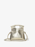 Front image of Small Bar Bag in LIGHT GOLD with handles up