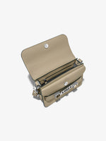 Interior image of PS11 Mini Classic Bag in light taupe