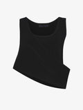 Flat image of Viscose Knit Top in black