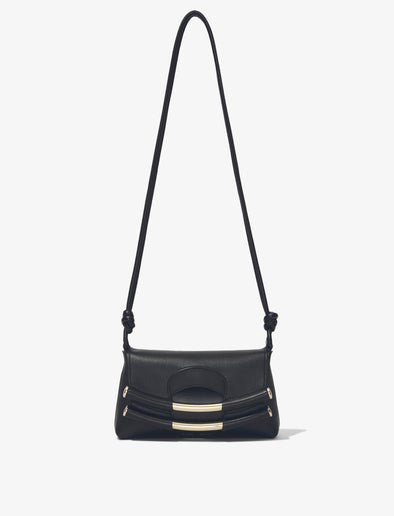 Front image of Small Bar Bag in BLACK