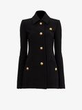 Flat image of Viscose Suiting Jacket in black